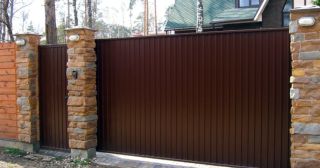 Купить откатные ворота консольные Благовещенск, цена от 2818 руб.