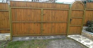 Купить распашные ворота деревянные Благовещенск, цена от 2766 руб.